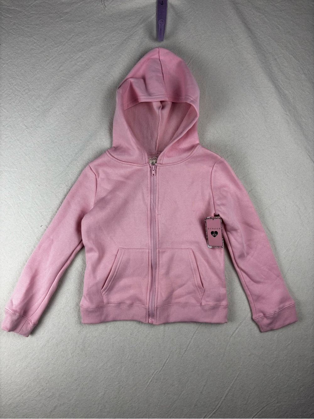 Btween girls pink size 10/12 hoodie NWT